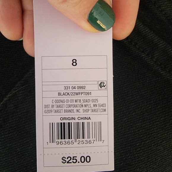 NWT Wild Fable Black Denim - Picture 3 of 5